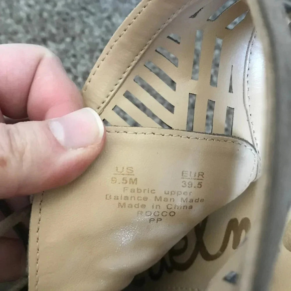 Sam Edelman Taupe Rocco Cage Heels - Picture 3 of 5